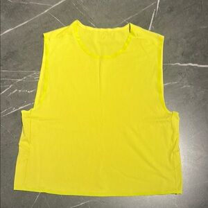 Lululemon yellow muscle tank